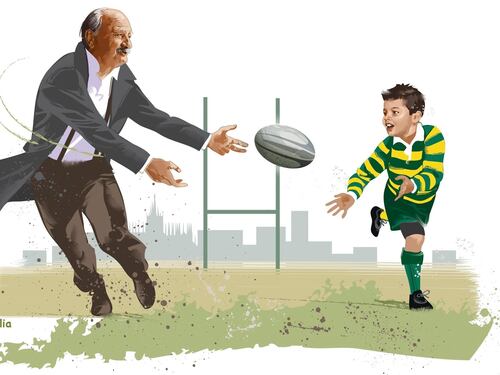 Il rugby nei parchi celebra il «pioniere»
