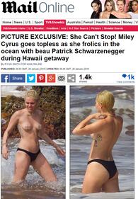 Miley Cyrus nuda sul Daily Mail 3