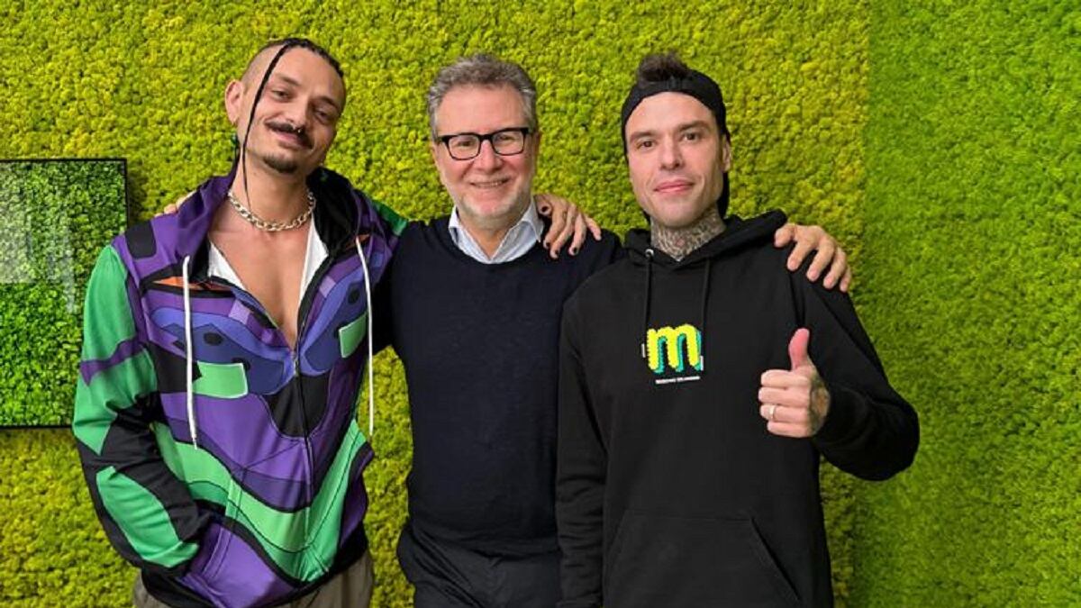 Scambio di favori tra Fazio e Fedez: il rapper ospite di Che tempo che fa