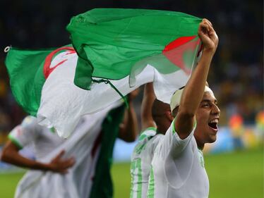 I festeggiamenti per la qualificazione dell'Algeria agli ottavi 1