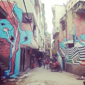 Str. Art Delhi: quando i graffiti li vuole il comune  6