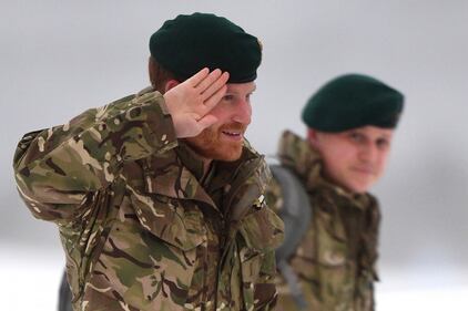 Il Principe Harry per i 50 anni del Commando Helicopter Force 5