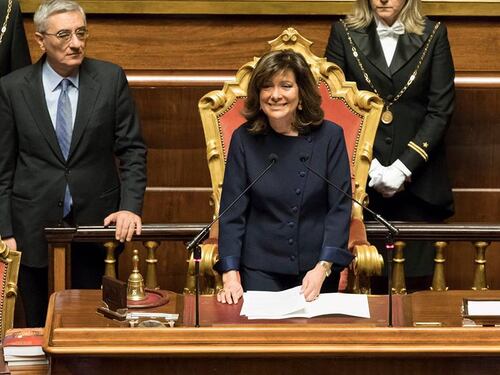 La Casellati attacca il governo "Troppi ritardi su regole e sanità"