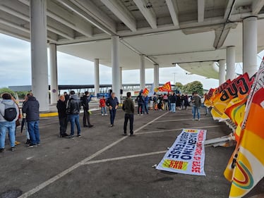 Manifestazione pro-Pal a Malpensa 1
