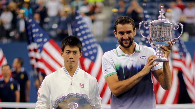Us Open: benzina finita per Nishikori, domina Cilic