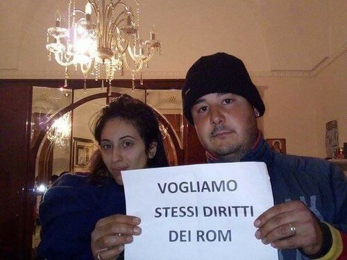 "Loro principi e noi animali Ora dateci le case dei rom"