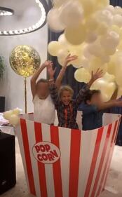 Alessia Marcuzzi, che film la festa per gli 8 anni di Mia 5