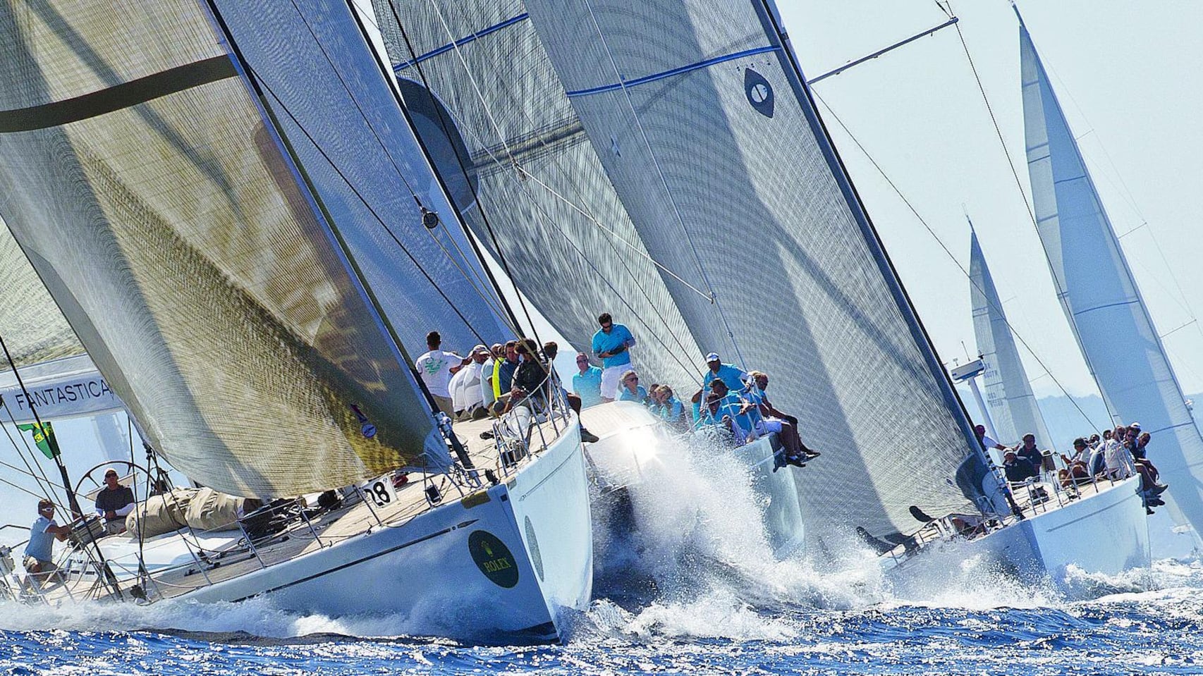 Spettacolo a Porto Cervo con i maxi della Rolex Cup