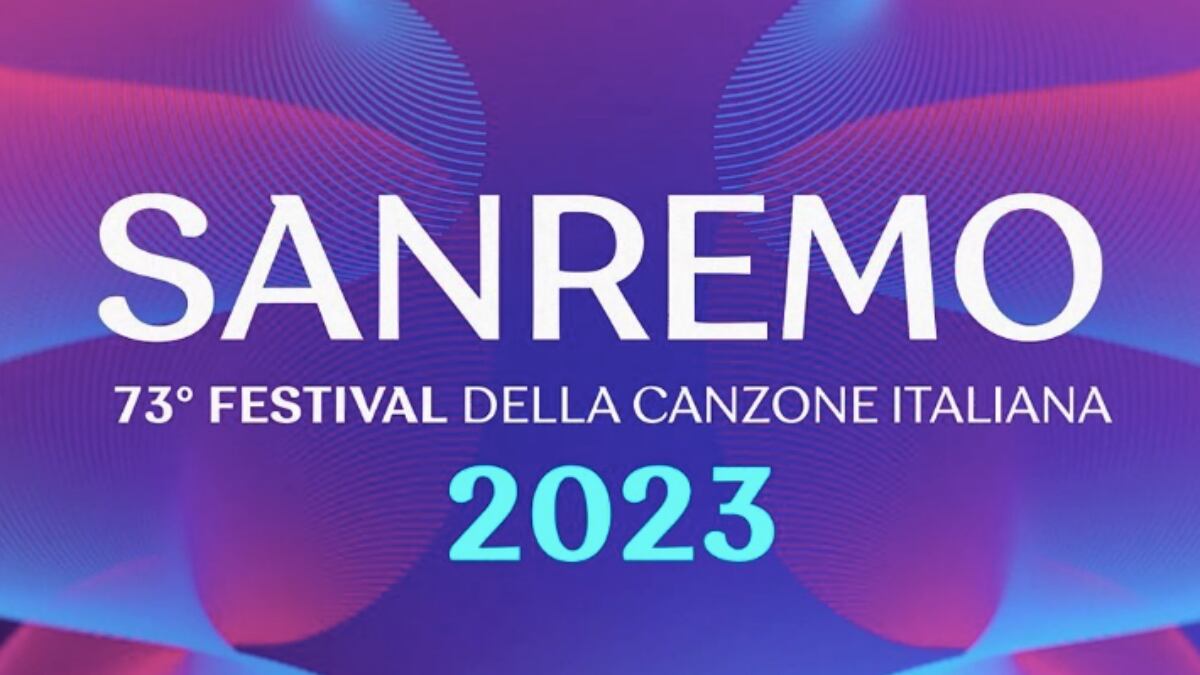 "Sembra fatto con Paint". Il logo di Sanremo 2023 indigna i grafici