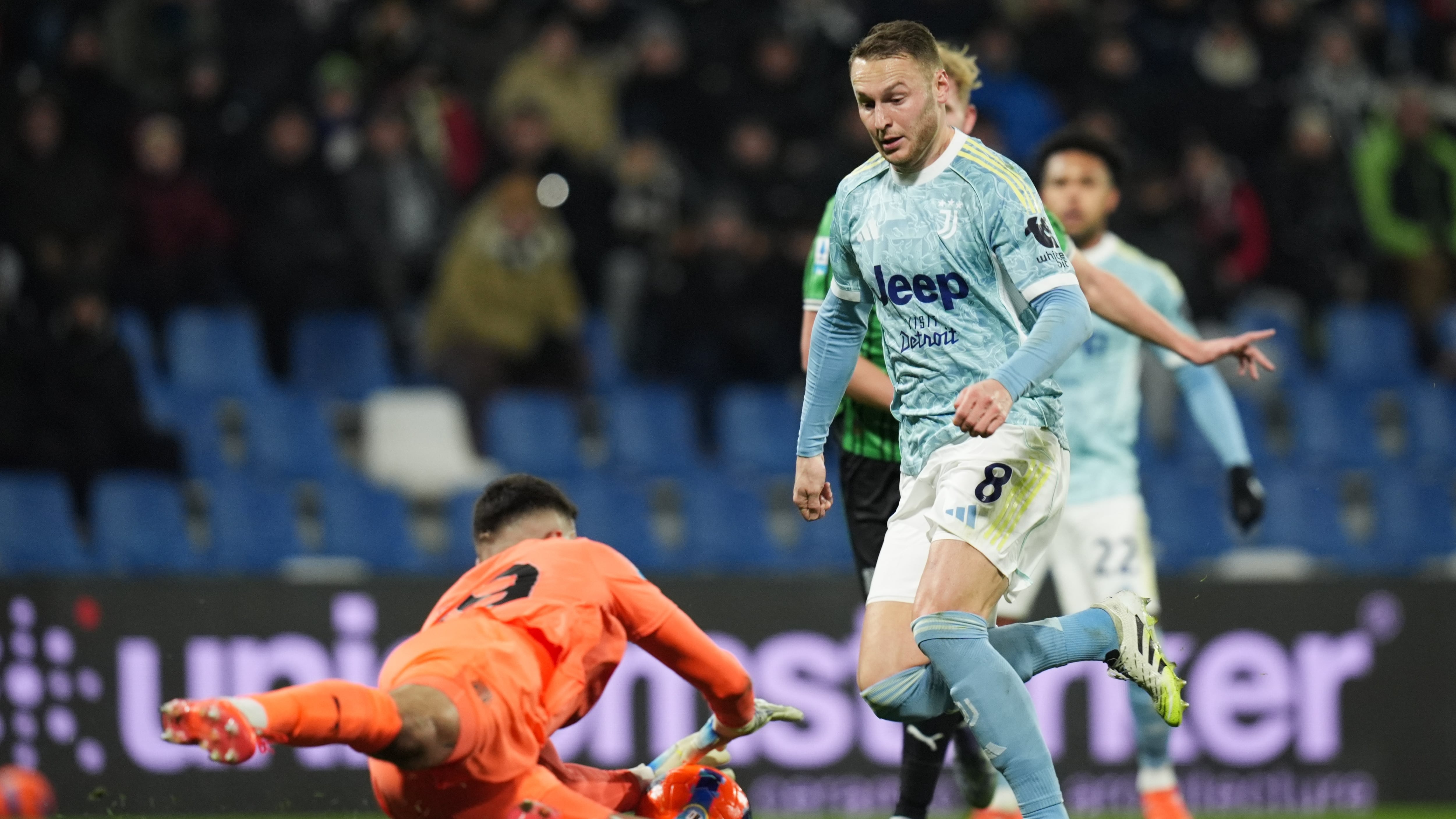 Troppa Juventus per il Sassuolo: i bianconeri vincono 3-0, in gol David e Miretti