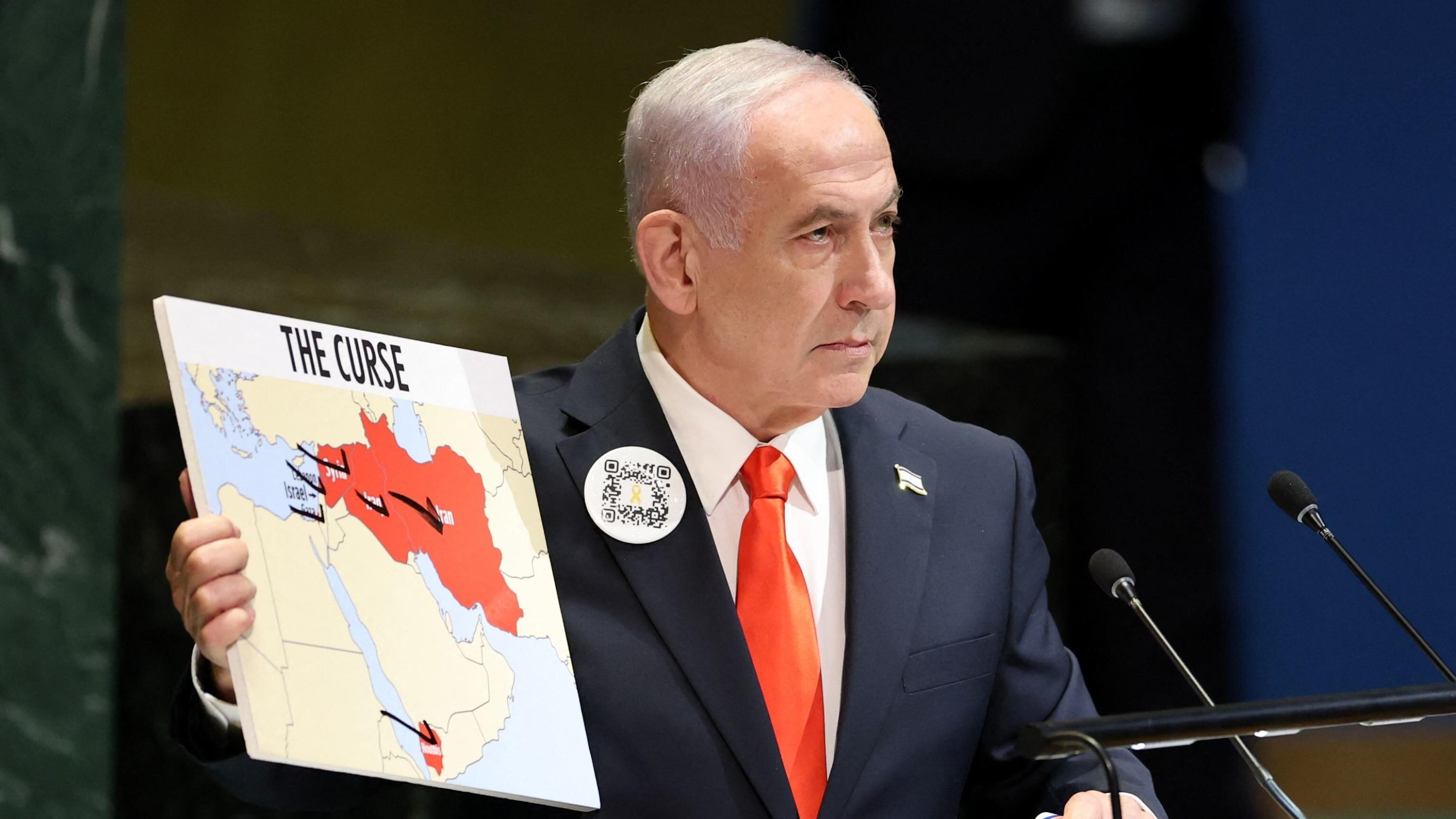 Netanyahu parla all'Onu, l'aula si svuota tra i fischi dei delegati. Il discorso trasmesso a Gaza attraverso altoparlanti