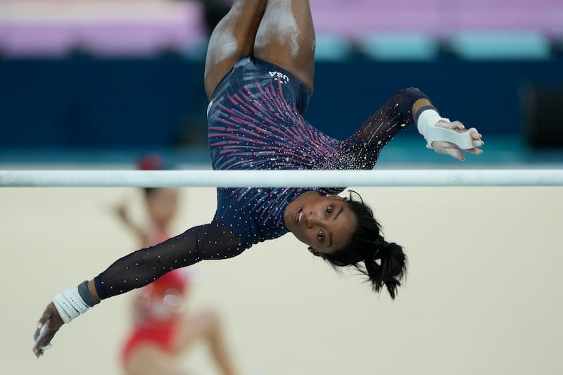 Biles allenamento Parigi 2024
