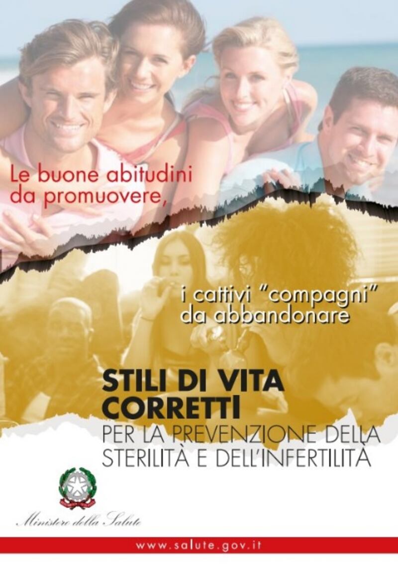 L'opuscolo del Fertility day