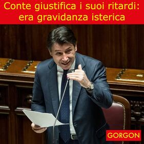 La satira del giorno: Conte giustifica i ritardi 1