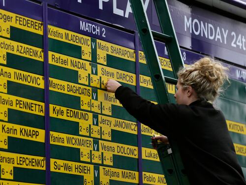 Al via Wimbledon, oggi 5 Italiani in campo