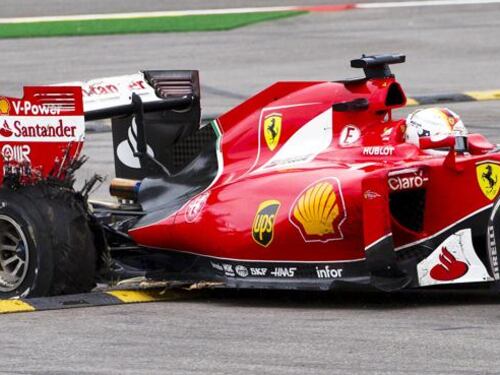 Hamilton re di Spa: delusione per Vettel, scoppia il pneumatico