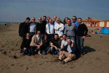 Il vertice in spiaggia dei grillini 1