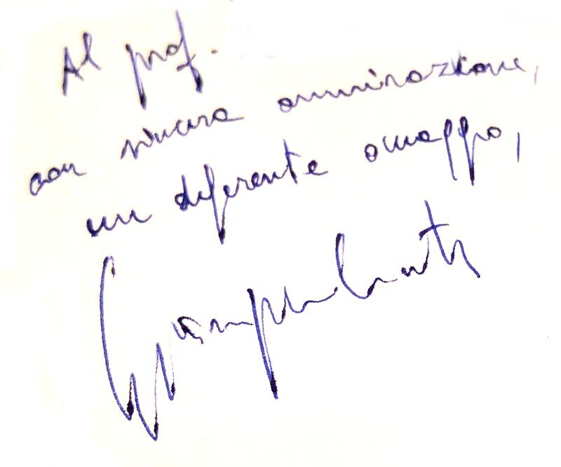 La grafia di Salvini, Di Maio e Conte 3