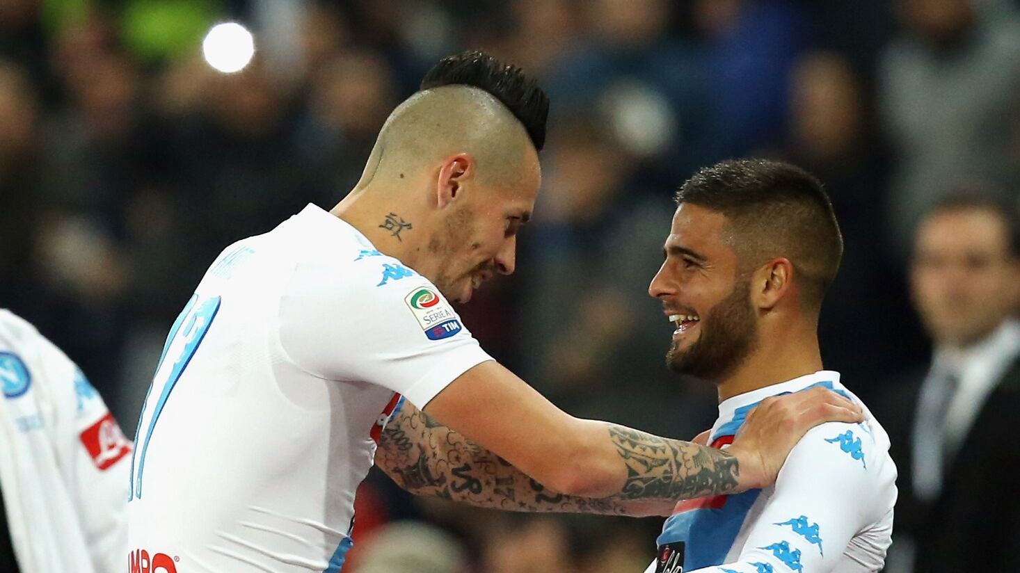 Hamsik-Mertens, Napoli da Champions