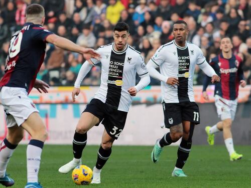 L'Udinese stende il Bologna: netto 3-0. I rossoblu scivolano al 5° posto