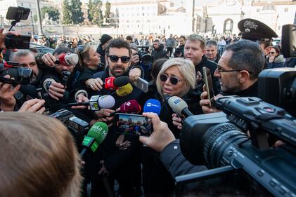 I funerali di Sandra Milo 2