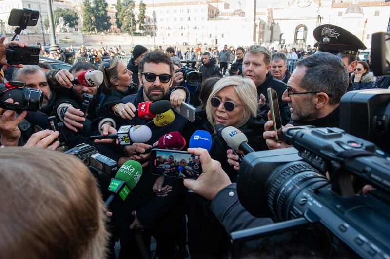 I funerali di Sandra Milo 2