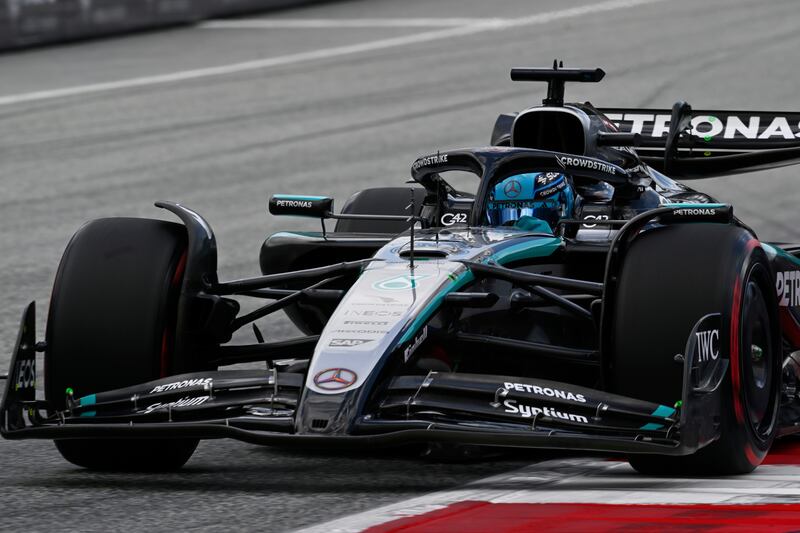F1 Austria FP1 Russell