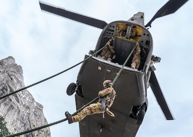 L'esercitazione Stella Alpina a Canazei 15