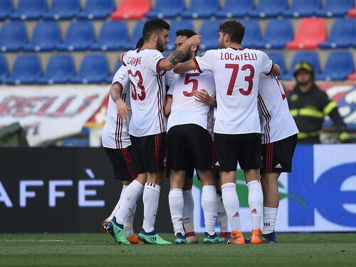 Serie A, il Milan vince 2-1 a Bologna. L'Atalanta ne fa tre al Genoa, ok la Samp