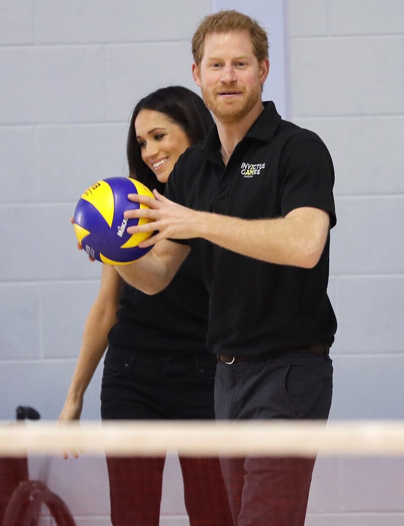 Meghan Markle con il Principe Harry agli Invictus Games 6