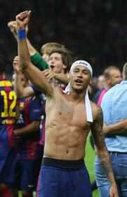 Barcellona, la festa con la Coppa 4