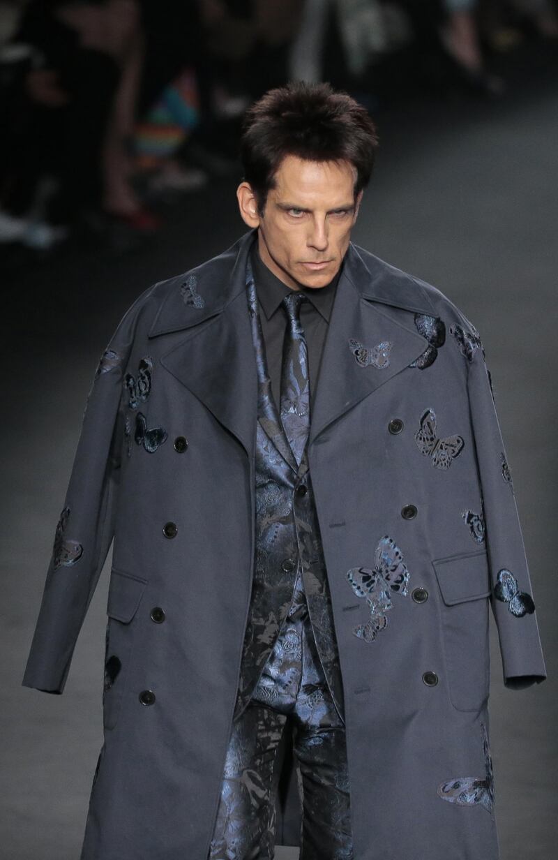 Zoolander sfila sulla passerella di Valentino 6
