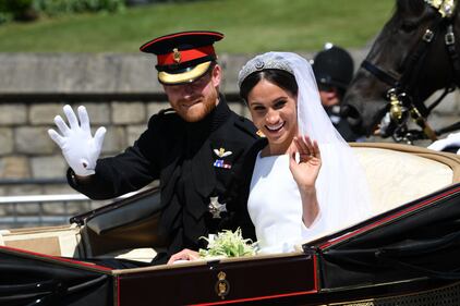 Meghan Markle e il Principe Harry al Royal Wedding 10
