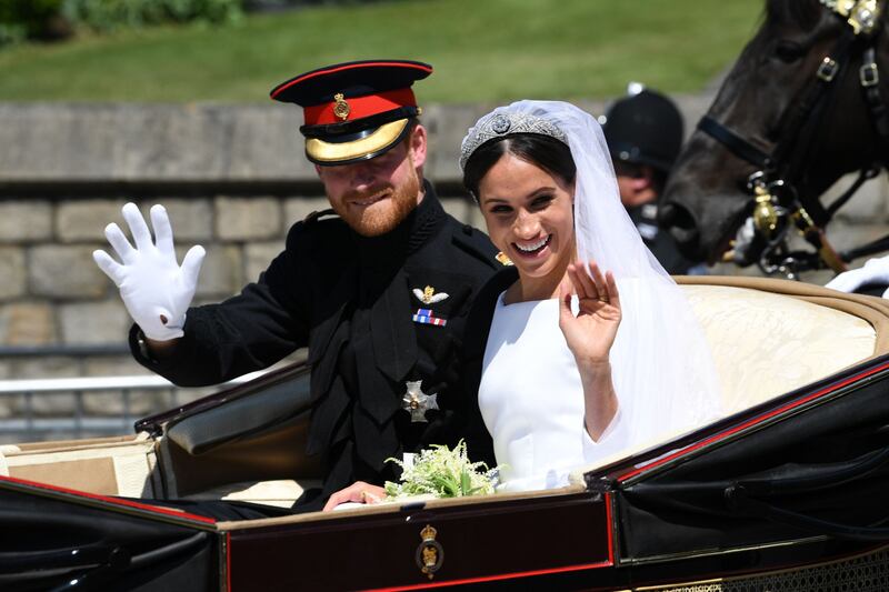 Meghan Markle e il Principe Harry al Royal Wedding 10