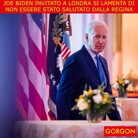 La satira del giorno. Biden a Londra 1