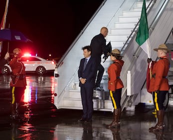 G7, l'arrivo dei leader in Canada 2