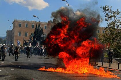 Grecia, un morto negli scontri 2