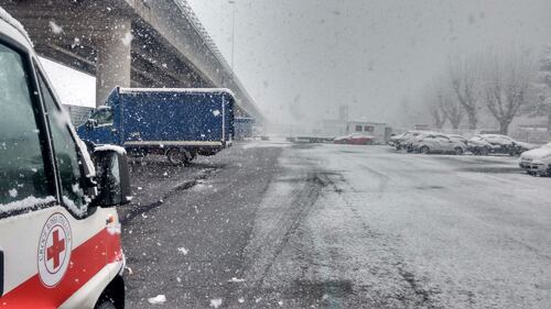 Neve a Ventimiglia, evacuata tendopoli abusiva 2