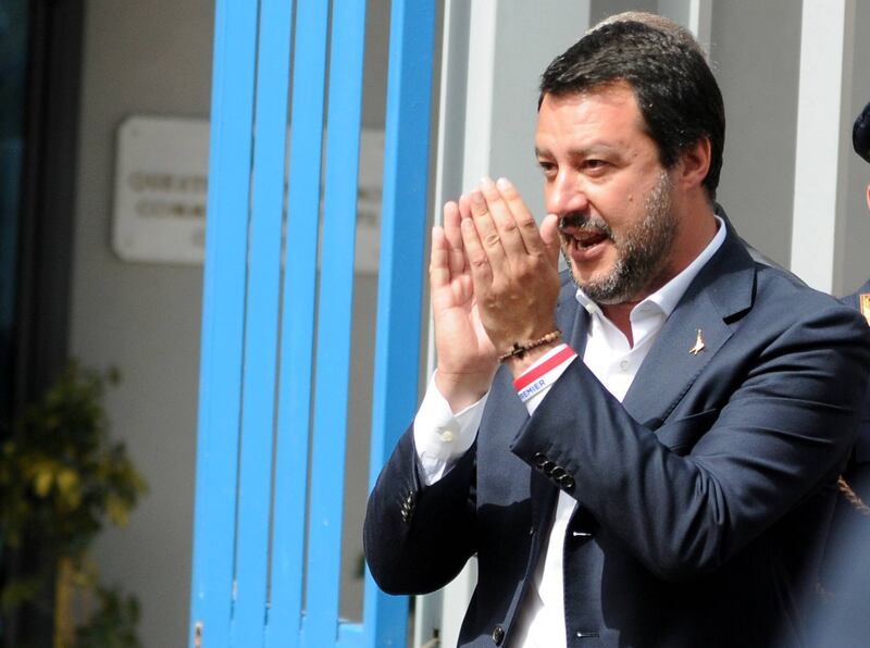 Matteo Salvini inaugura il nuovo commissariato di polizia di Corleone 10