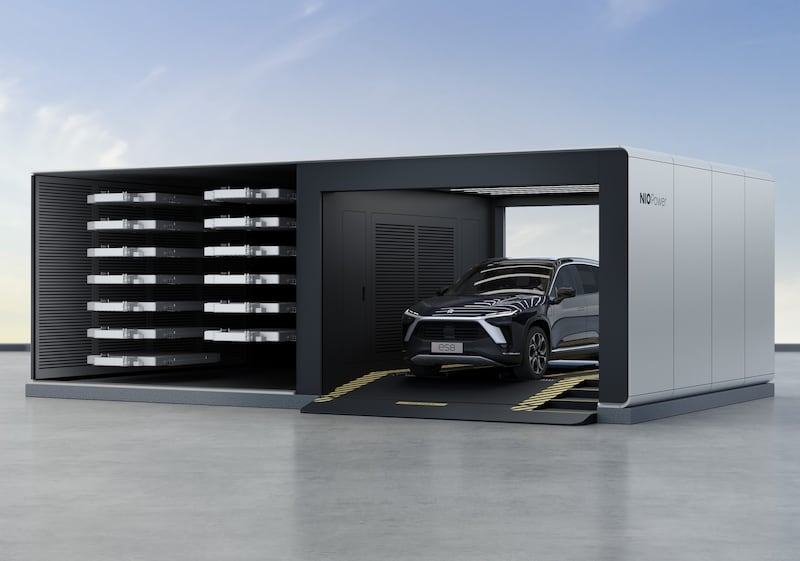 Nio Battery Swap Station