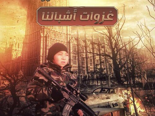 La vignetta dell'Isis: Londra devastata dai bambini dello Stato islamico