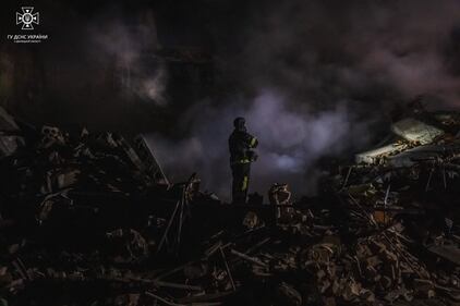 Le conseguenze dell'attacco missilistico russo nel Donetsk 5