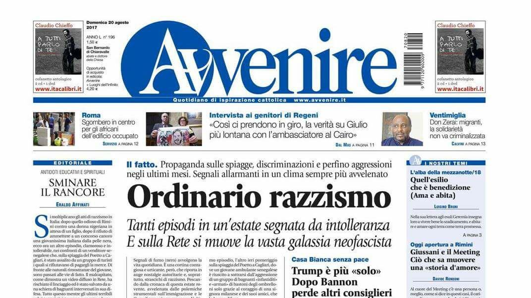 Ma per gli "intellò" cattocomunisti il problema sono i razzisti e Trump