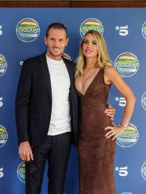 Ilary Blasi e Alvin per la presentazione di "Eurogames" 1