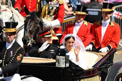 Royal Wedding: il giro in carrozza di Harry e Meghan 7