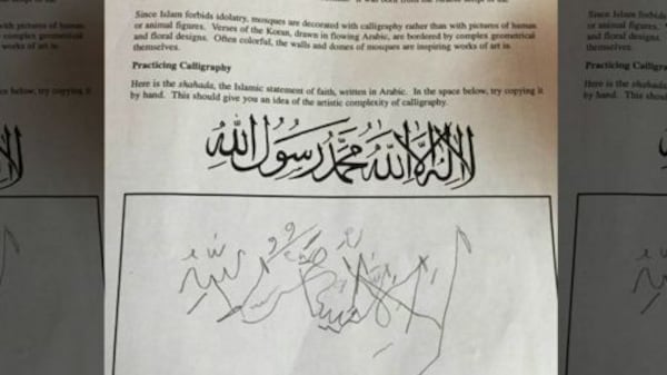 Usa, l'esercizio a scuola: "Non c'è dio oltre Allah"