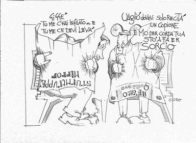 La vignetta del giorno: governo abusivo studia via di fuga 1
