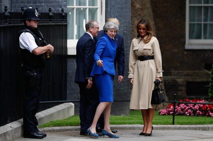 Il Presidente Trump incontra la Premier May  6