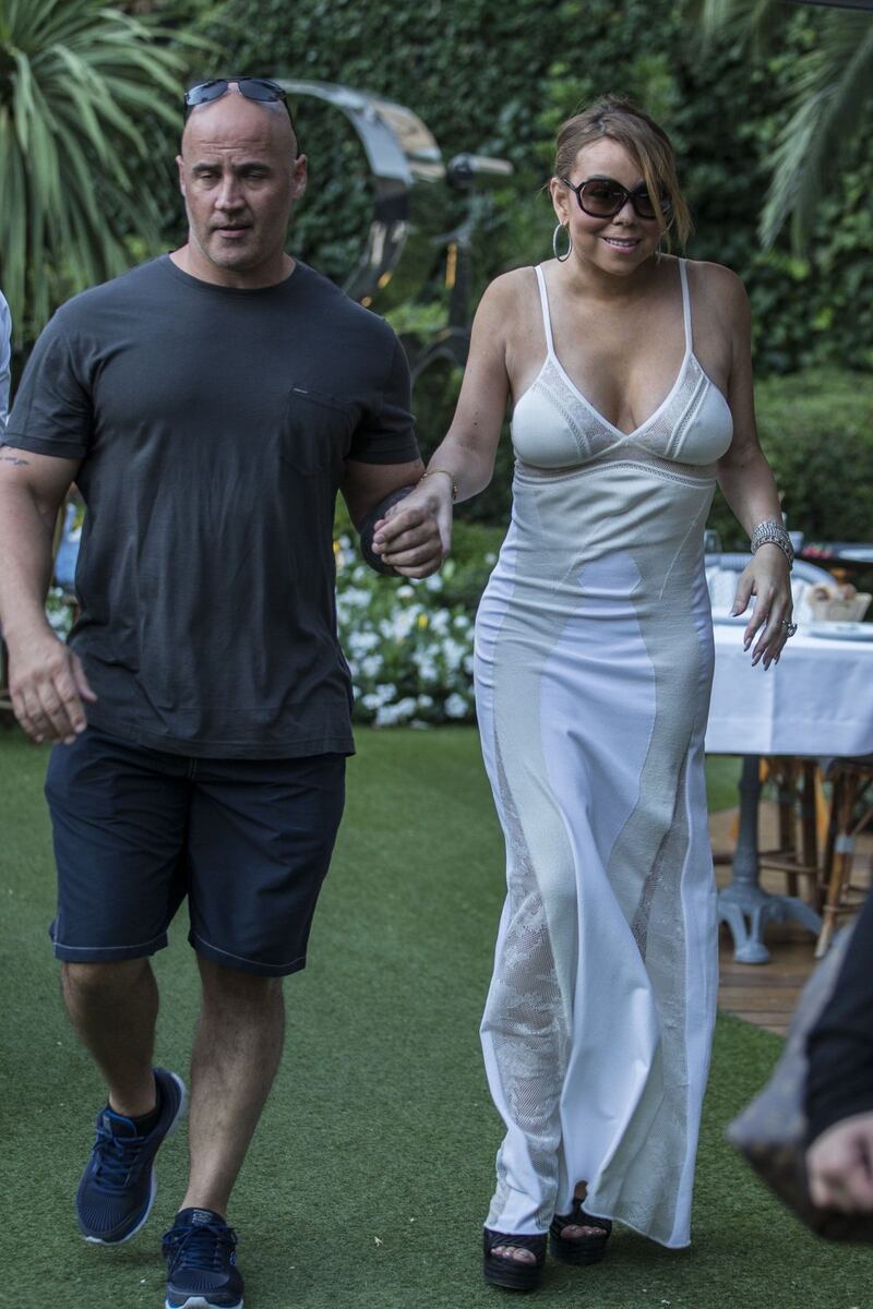 Mariah Carey, tutte le foto a Saint Tropez 14