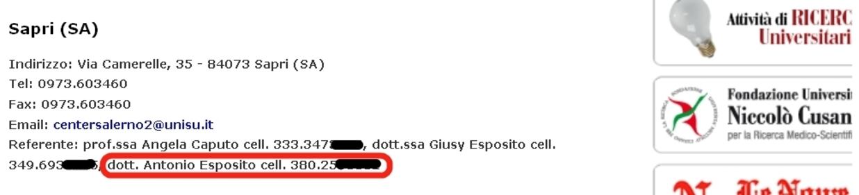Ecco le "prove" del doppio lavoro di Esposito 3
